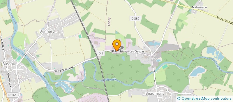 localisation de l'entreprise MADAME GHISLAINE MARIE  CHENY