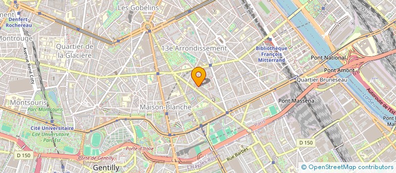 localisation de l'entreprise MADAME GHISLAINE MARIE-CLAIRE  PARIS