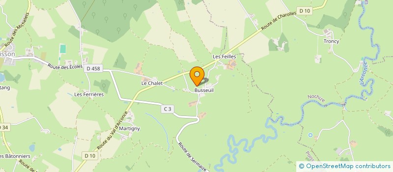 localisation de l'entreprise MADAME GHISLAINE MARTIN  POISSON