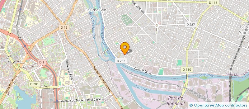 localisation de l'entreprise MADAME GHISLAINE MARTINEZ à SAINT-MAUR-DES-FOSSES