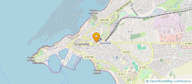 localisation de l'entreprise MADAME GHISLAINE MASSON  GRANVILLE