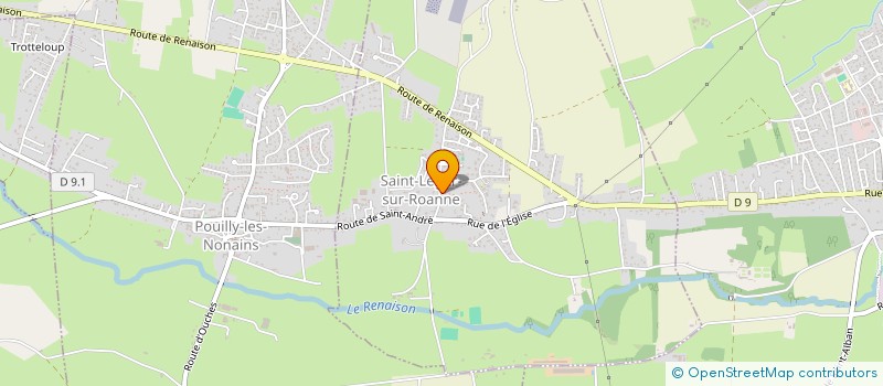 localisation de l'entreprise MADAME GHISLAINE MAZAL  SAINT-LEGER-SUR-ROANNE