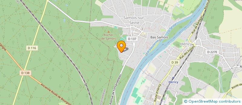 localisation de l'entreprise MADAME GHISLAINE MESTRE  SAMOIS-SUR-SEINE