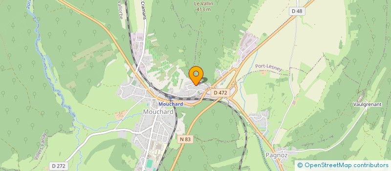 localisation de l'entreprise MADAME GHISLAINE MICHAUD  MOUCHARD