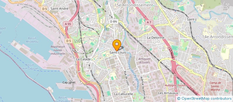 localisation de l'entreprise MADAME GHISLAINE MIZAR à MARSEILLE
