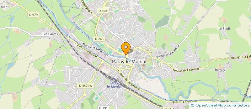 localisation de l'entreprise MADAME GHISLAINE MONIN  PARIS