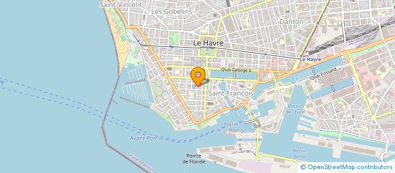 localisation de l'entreprise MADAME GHISLAINE MONS à LE HAVRE