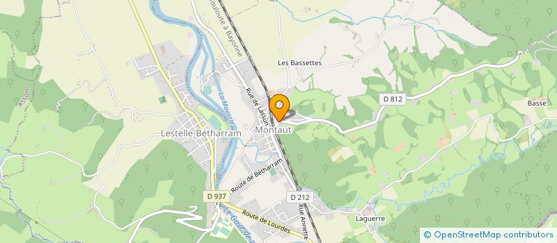 localisation de l'entreprise MADAME GHISLAINE MOUSSEIGNE à MONTAUT