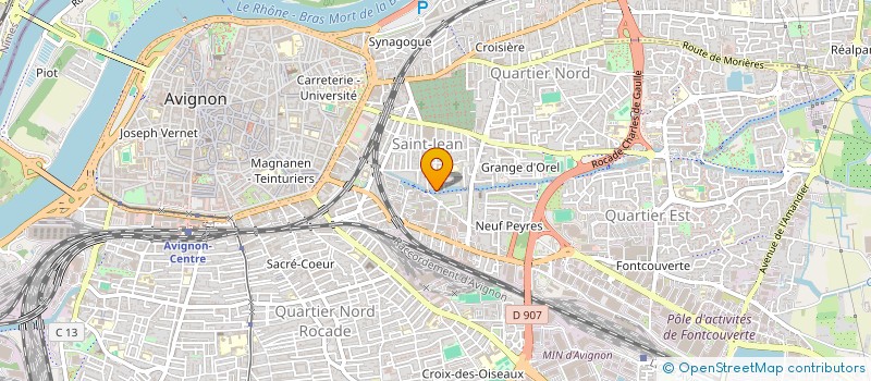 localisation de l'entreprise MADAME GHISLAINE MOYRENC  AVIGNON