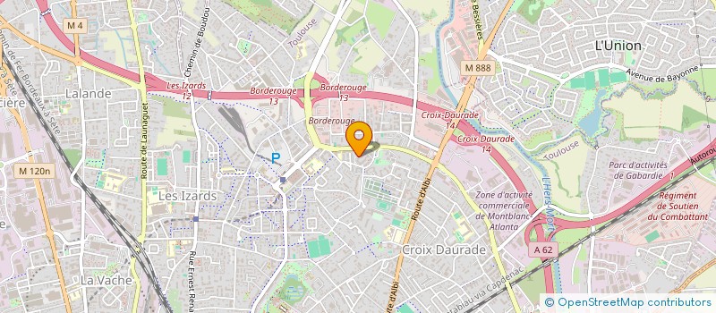 localisation de l'entreprise MADAME GHISLAINE NICOLET à TOULOUSE