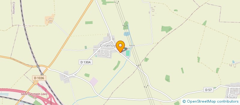 localisation de l'entreprise MADAME GHISLAINE NOE  CRISENOY