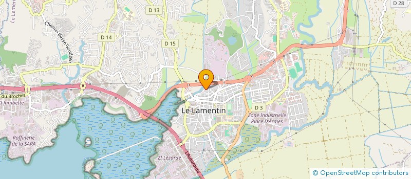 localisation de l'entreprise MADAME GHISLAINE NOEMI  LE LAMENTIN