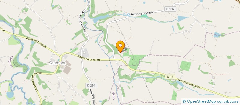 localisation de l'entreprise MADAME GHISLAINE OUSTRAIN  MONCAUT