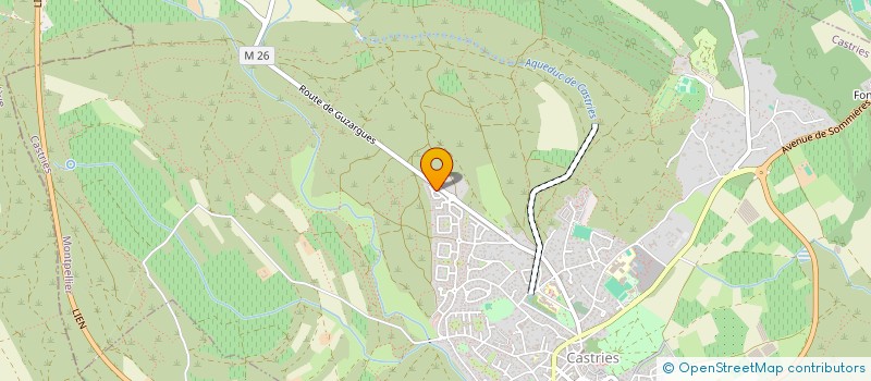 localisation de l'entreprise MADAME GHISLAINE PAGES  CASTRIES