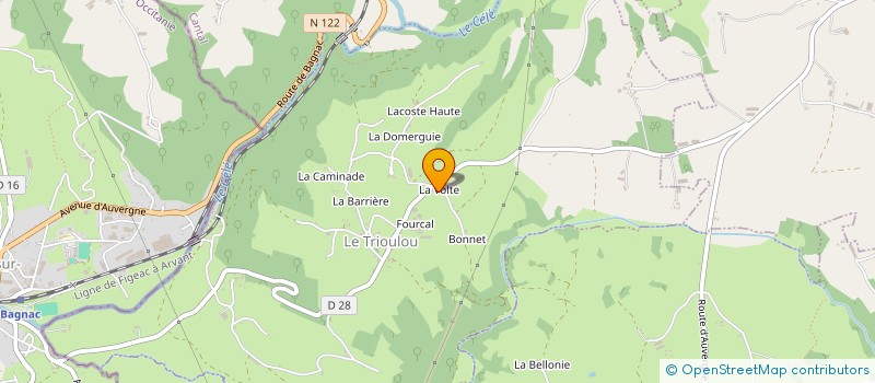 localisation de l'entreprise MADAME GHISLAINE PARRA à LE TRIOULOU