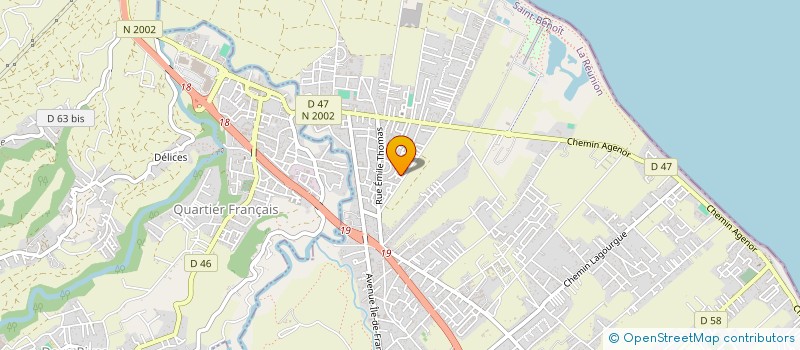 localisation de l'entreprise MADAME GHISLAINE PATCHE  SAINT-ANDRE