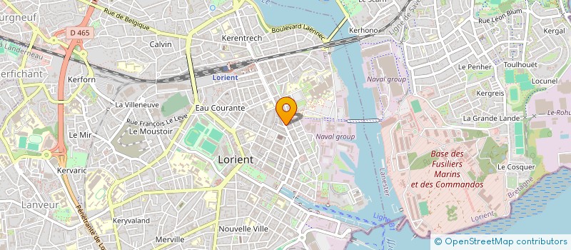 localisation de l'entreprise MADAME GHISLAINE PELLEN  LORIENT