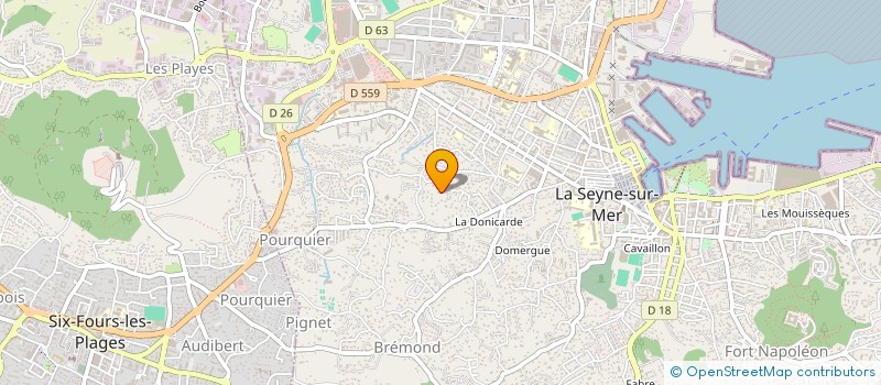 localisation de l'entreprise MADAME GHISLAINE PENALVA à LA SEYNE-SUR-MER