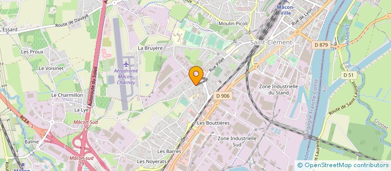 localisation de l'entreprise MADAME GHISLAINE PENILLARD à MACON