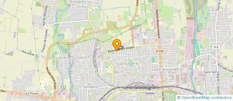 localisation de l'entreprise MADAME GHISLAINE PERE à TARBES