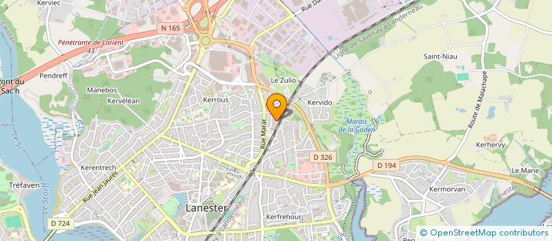 localisation de l'entreprise MADAME GHISLAINE PICOUL  LANESTER