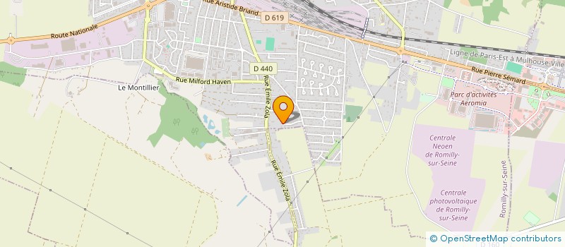 localisation de l'entreprise MADAME GHISLAINE PILAT  ROMILLY-SUR-SEINE