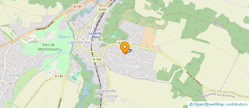 localisation de l'entreprise MADAME GHISLAINE PILLEBOUE  LA FERTE-ALAIS