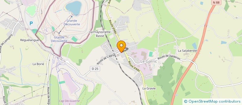 localisation de l'entreprise MADAME GHISLAINE PINEL  LE GARRIC