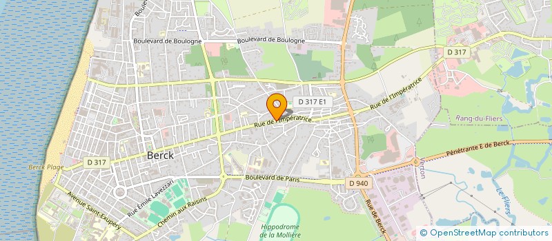 localisation de l'entreprise MADAME GHISLAINE POISSONNIER à BERCK