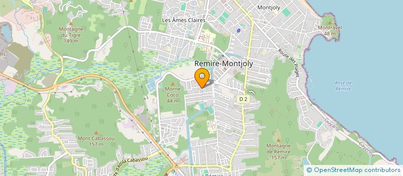 localisation de l'entreprise MADAME GHISLAINE PREVOT  REMIRE MONTJOLY