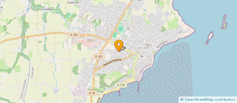 localisation de l'entreprise MADAME GHISLAINE RAOULT  CANCALE