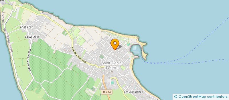 localisation de l'entreprise MADAME GHISLAINE RAT  SAINT-DENIS-D'OLERON