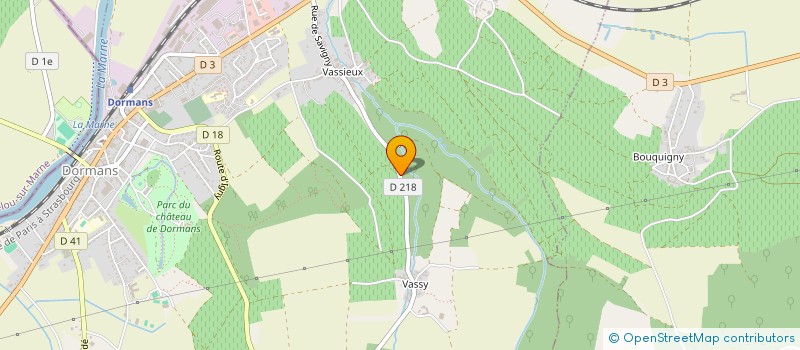 localisation de l'entreprise MADAME GHISLAINE RAULET  DORMANS