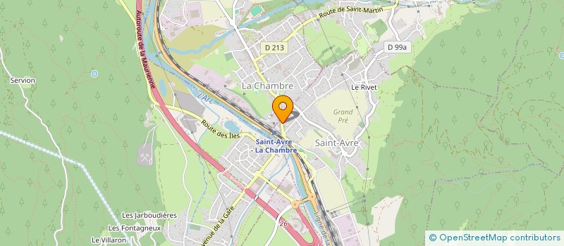 localisation de l'entreprise MADAME GHISLAINE RENAULT à LA CHAMBRE