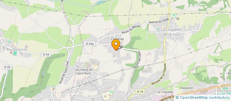 localisation de l'entreprise MADAME GHISLAINE REYMOND  LA TOUR-DU-PIN