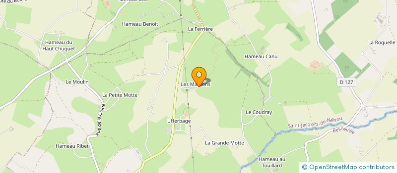 localisation de l'entreprise MADAME GHISLAINE RICHARD  FIERVILLE-LES-MINES