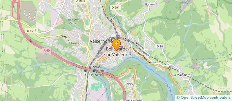 localisation de l'entreprise MADAME GHISLAINE ROBERT à VALSERHONE