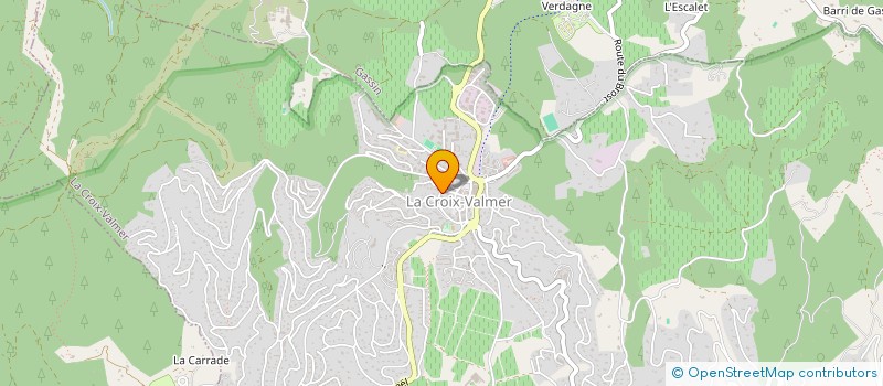 localisation de l'entreprise MADAME GHISLAINE ROCCHIA  LA CROIX-VALMER