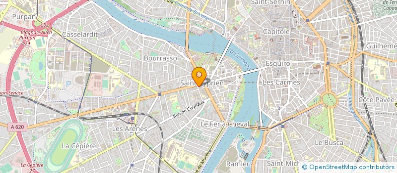 localisation de l'entreprise MADAME GHISLAINE ROCH à TOULOUSE
