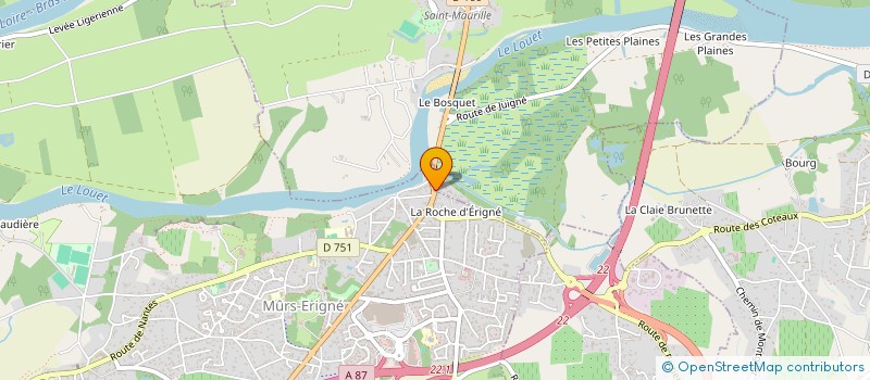 localisation de l'entreprise MADAME GHISLAINE ROCHEREAU à LES PONTS-DE-CE