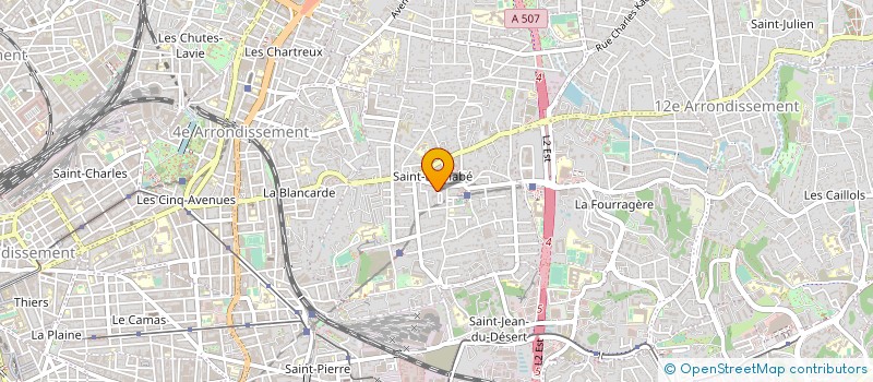 localisation de l'entreprise MADAME GHISLAINE ROMERO à MARSEILLE