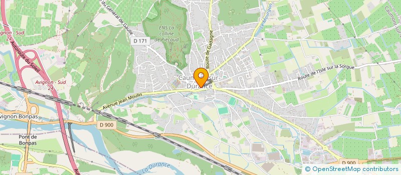 localisation de l'entreprise MADAME GHISLAINE RUIZ à CAUMONT-SUR-DURANCE