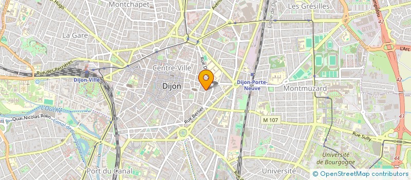 localisation de l'entreprise MADAME GHISLAINE SACCARD  DIJON