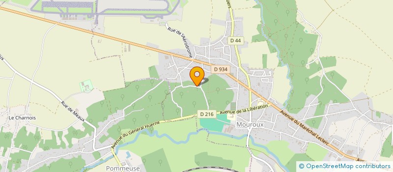 localisation de l'entreprise MADAME GHISLAINE SALAUN  MOUROUX