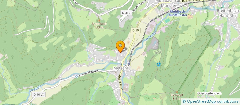 localisation de l'entreprise MADAME GHISLAINE SALOMON  METZERAL