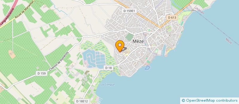 localisation de l'entreprise MADAME GHISLAINE SANCHEZ à MEZE
