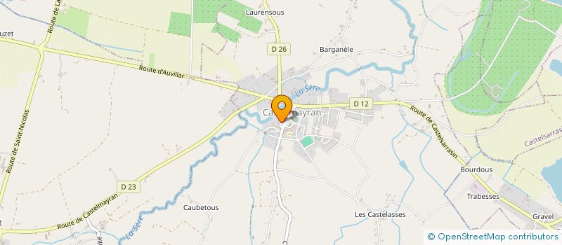 localisation de l'entreprise MADAME GHISLAINE SARRAUD à CAUMONT
