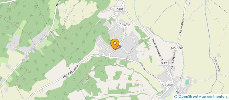 localisation de l'entreprise MADAME GHISLAINE SCHATZ  GRAZAC