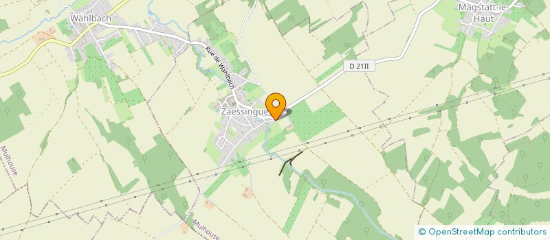 localisation de l'entreprise MADAME GHISLAINE SCHMITT  JETTINGEN