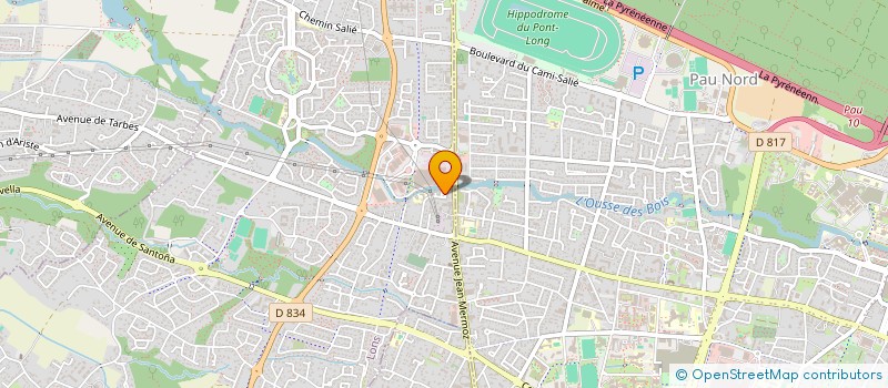 localisation de l'entreprise MADAME GHISLAINE SEGUIN  LONS